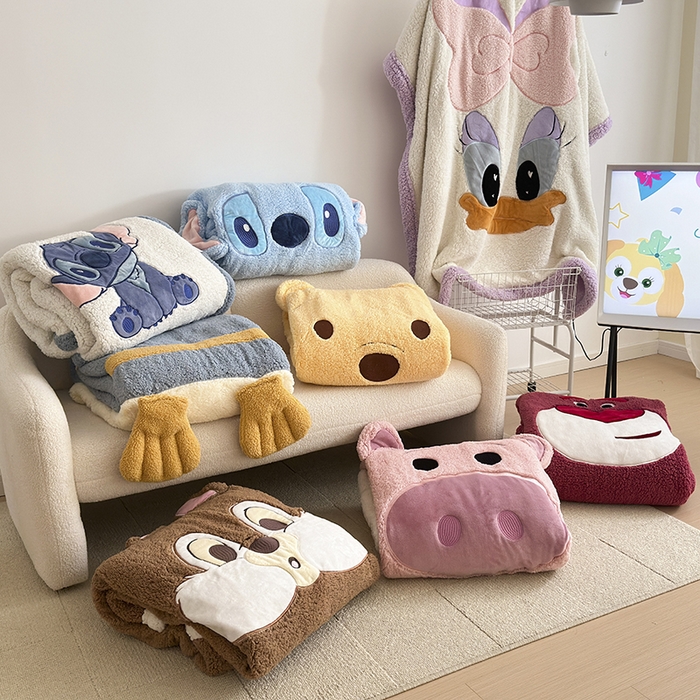 91家纺网 家纺一手货源 找家纺 （总）小叮当家纺仓储工厂店 2025新款A类母婴级迪士尼毛毯牛奶绒毯珊瑚绒毛毯沙发毯盖毯雪花绒毛毯午睡毯子