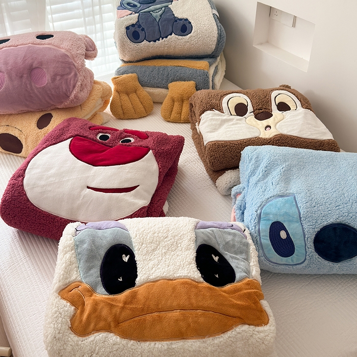 91家纺网 家纺一手货源 找家纺 （总）小叮当家纺仓储工厂店 2025新款A类母婴级迪士尼毛毯牛奶绒毯珊瑚绒毛毯沙发毯盖毯雪花绒毛毯午睡毯子