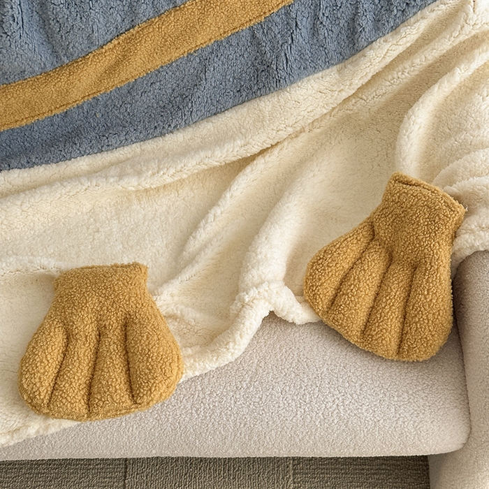 91家纺网 家纺一手货源 找家纺 小叮当家纺仓储工厂店 2025新款A类母婴级迪士尼毛毯牛奶绒毯珊瑚绒毛毯沙发毯盖毯雪花绒毛毯午睡毯子 贴布绣-唐老鸭