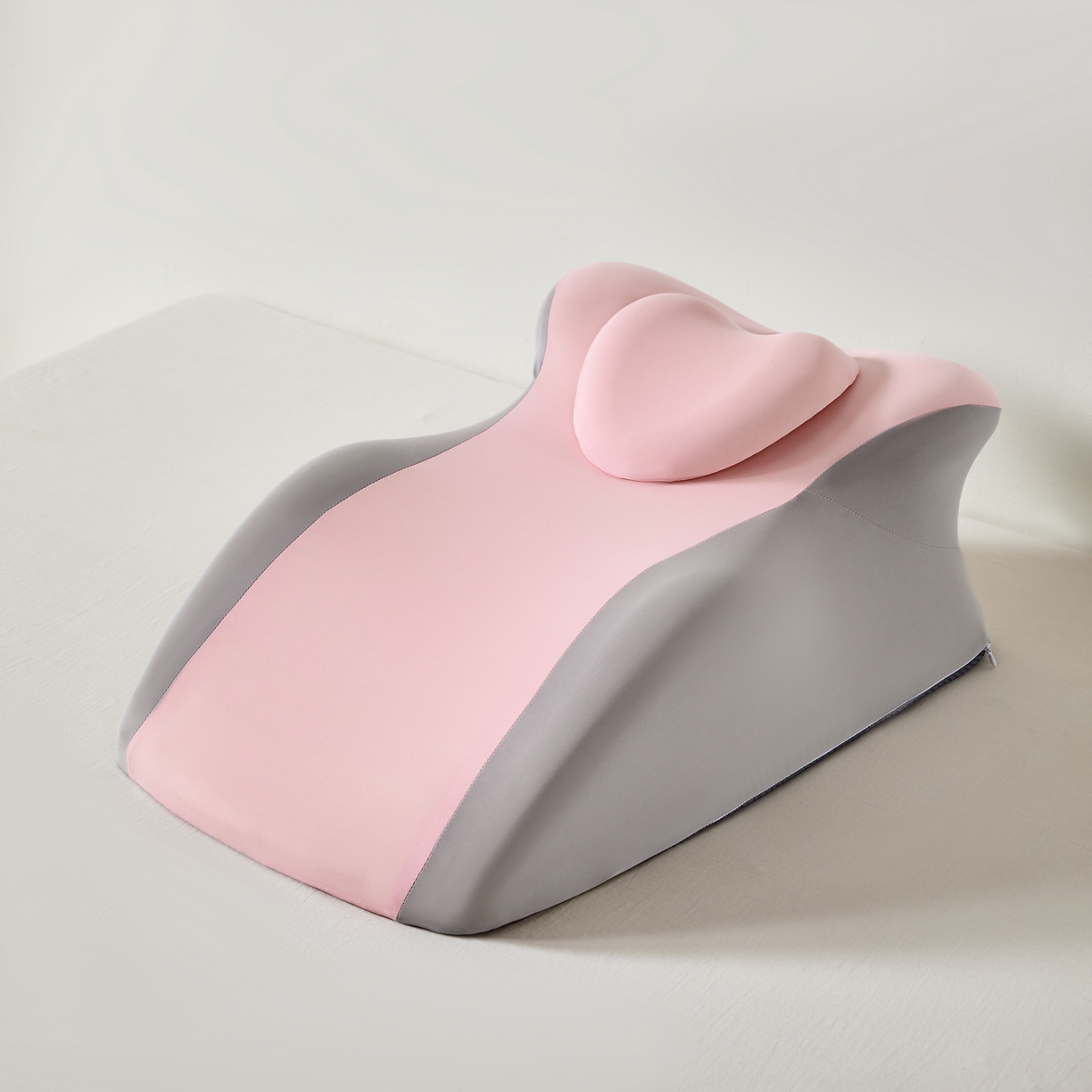 91家纺网 家纺一手货源 找家纺 芯链  2025年新款趴睡枕 粉色