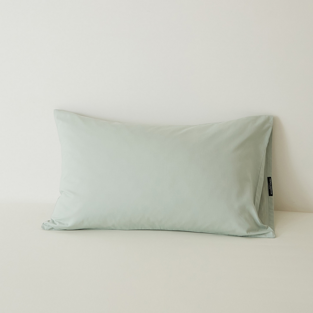 91家纺网 家纺一手货源 找家纺 EH家居 2025新款全棉磨毛纯色单枕套-云栖系列 云栖-景蓝色