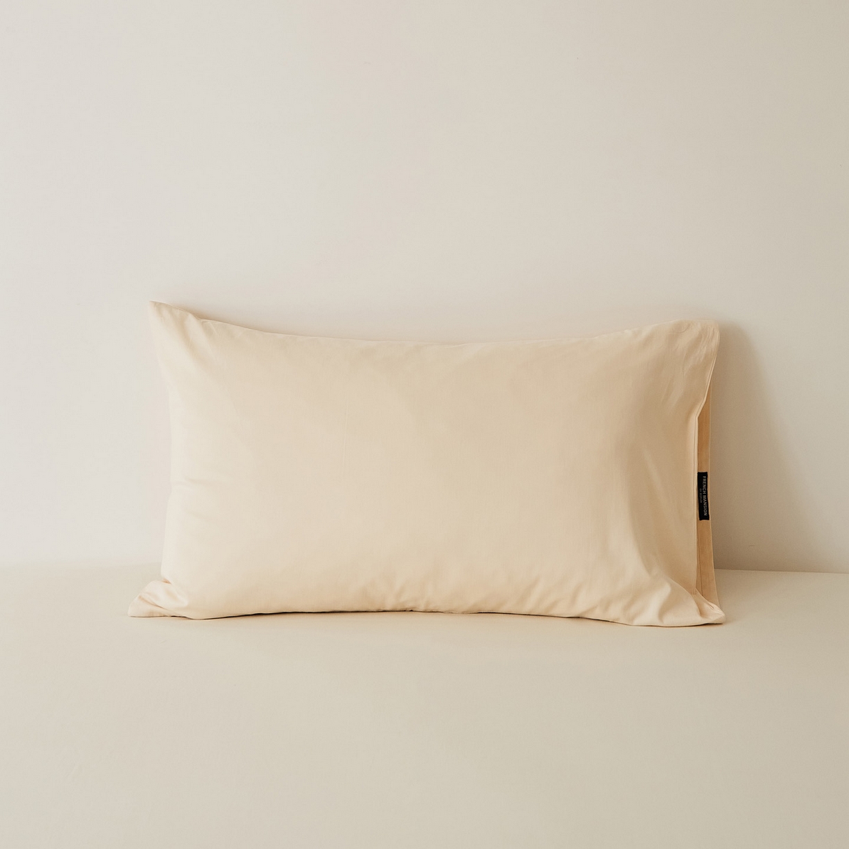 91家纺网 家纺一手货源 找家纺 EH家居 2025新款全棉磨毛纯色单枕套-云栖系列 云栖-梨落