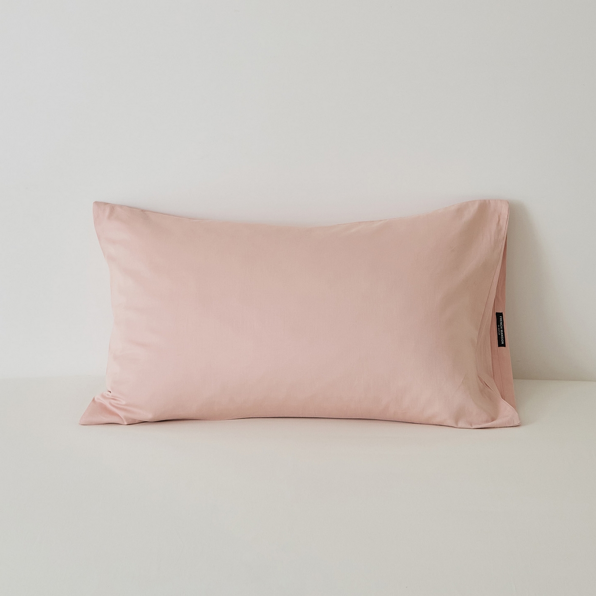 91家纺网 家纺一手货源 找家纺 EH家居 2025新款全棉磨毛纯色单枕套-云栖系列 云栖-水粉