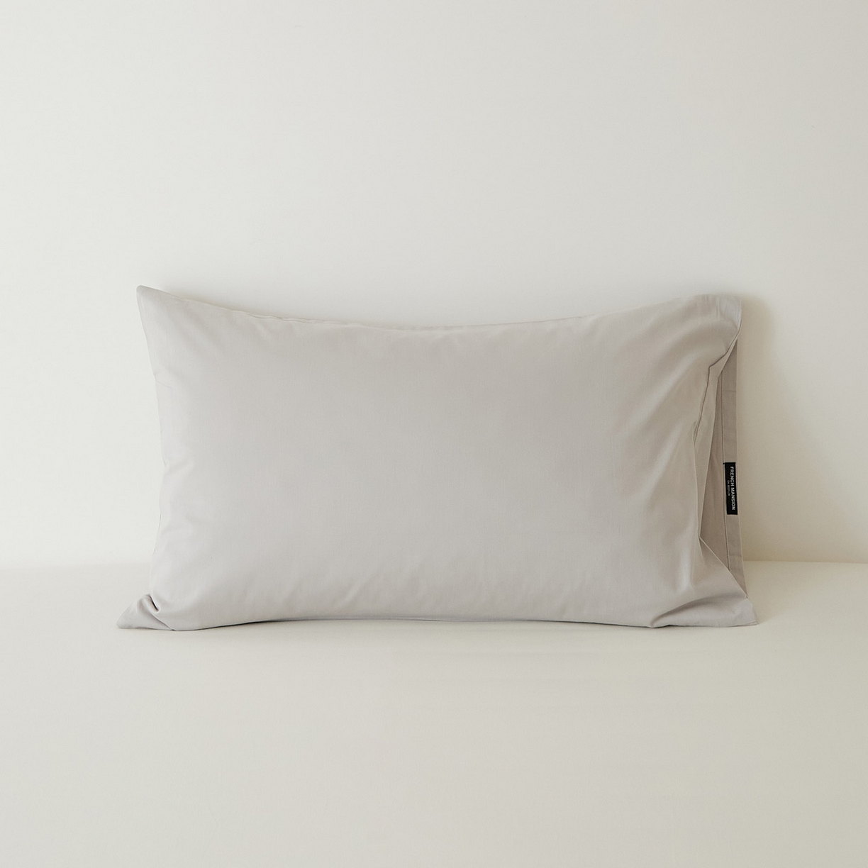 91家纺网 家纺一手货源 找家纺 EH家居 2025新款全棉磨毛纯色单枕套-云栖系列 云栖-云灰色