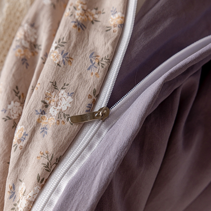 91家纺网 家纺一手货源 找家纺 芯贝儿 2025新款加厚全m花边双层纱水洗m四件套 云水瑶