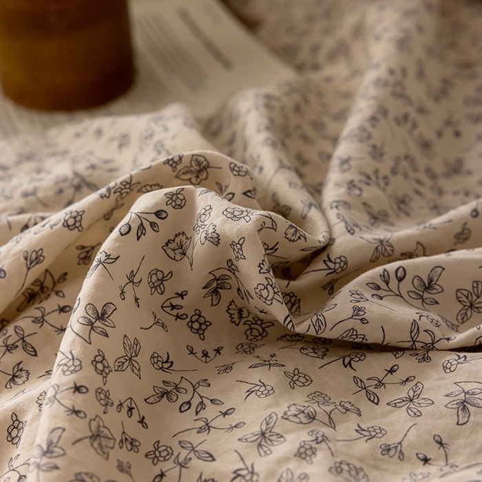 91家纺网 家纺一手货源 找家纺 芯贝儿 2025新款加厚全m花边双层纱水洗m四件套 夕颜