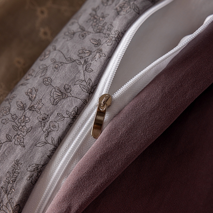 91家纺网 家纺一手货源 找家纺 芯贝儿 2025新款加厚全m花边双层纱水洗m四件套 莫兰