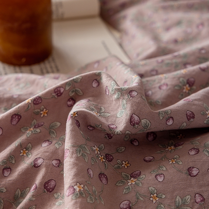 91家纺网 家纺一手货源 找家纺 芯贝儿 2025新款加厚全m花边双层纱水洗m四件套 兰兮