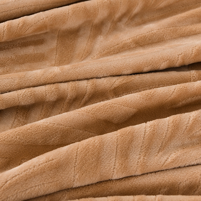 91家纺网 家纺一手货源 找家纺 紫月轩家纺 2025新款牛奶绒雕花四件套香槟-金