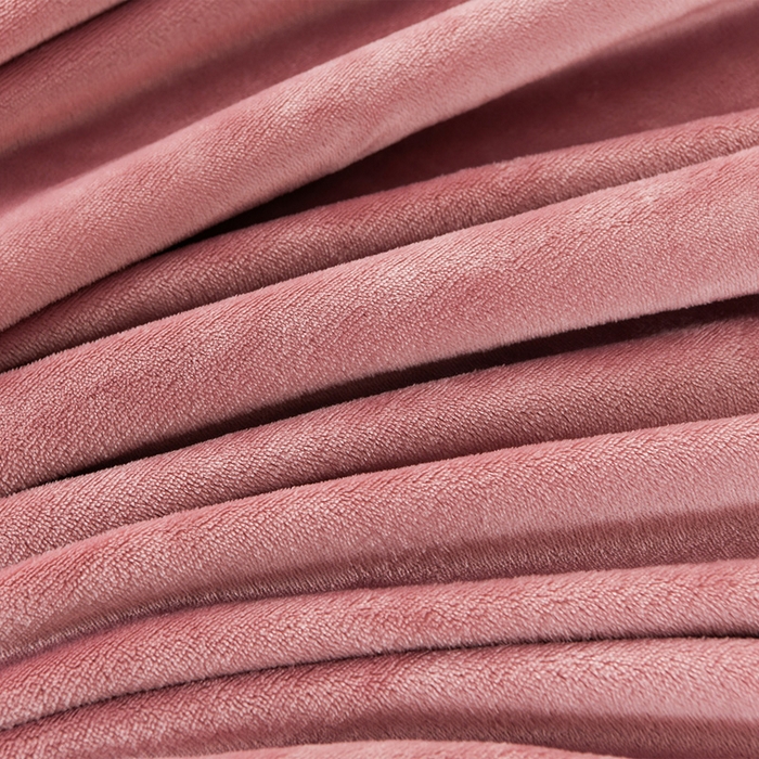 91家纺网 家纺一手货源 找家纺 紫月轩家纺 2025新款牛奶绒雕花四件套香槟-豆沙粉