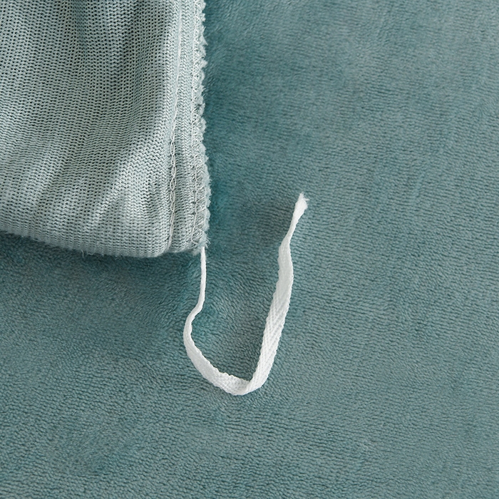 91家纺网 家纺一手货源 找家纺 紫月轩家纺 2025新款牛奶绒雕花四件套香槟-水绿