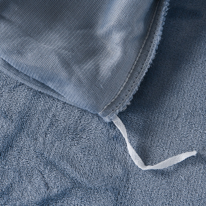 91家纺网 家纺一手货源 找家纺 紫月轩家纺 2025新款牛奶绒雕花四件套香槟-雾蓝