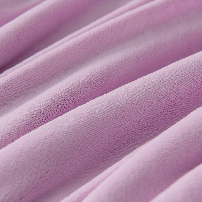 91家纺网 家纺一手货源 找家纺 紫月轩家纺 2025新款牛奶绒雕花四件套香槟-紫