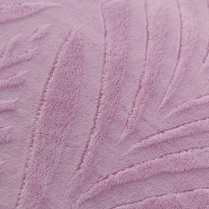 91家纺网 家纺一手货源 找家纺 紫月轩家纺 2025新款牛奶绒雕花四件套香槟-紫