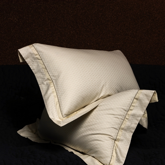 91家纺网 家纺一手货源 找家纺 佳汐蓝家纺 2025新款亲肤舒适色织提花四件套-茜茜格 茜茜格-黄