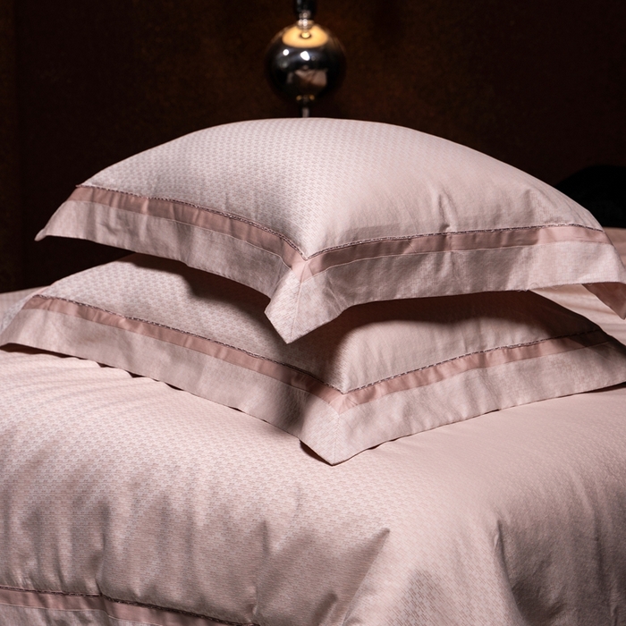 91家纺网 家纺一手货源 找家纺 （总）佳汐蓝家纺 2025新款亲肤舒适色织提花四件套-茜茜格