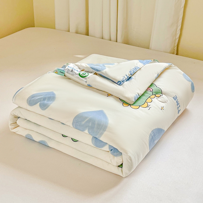 91家纺网 家纺一手货源 找家纺 （总）小叮当家纺仓储工厂店 2025新款A类母婴级宝宝被子豆豆绒牛奶针织棉被子大豆被春秋被秋冬被婴童被夏凉被