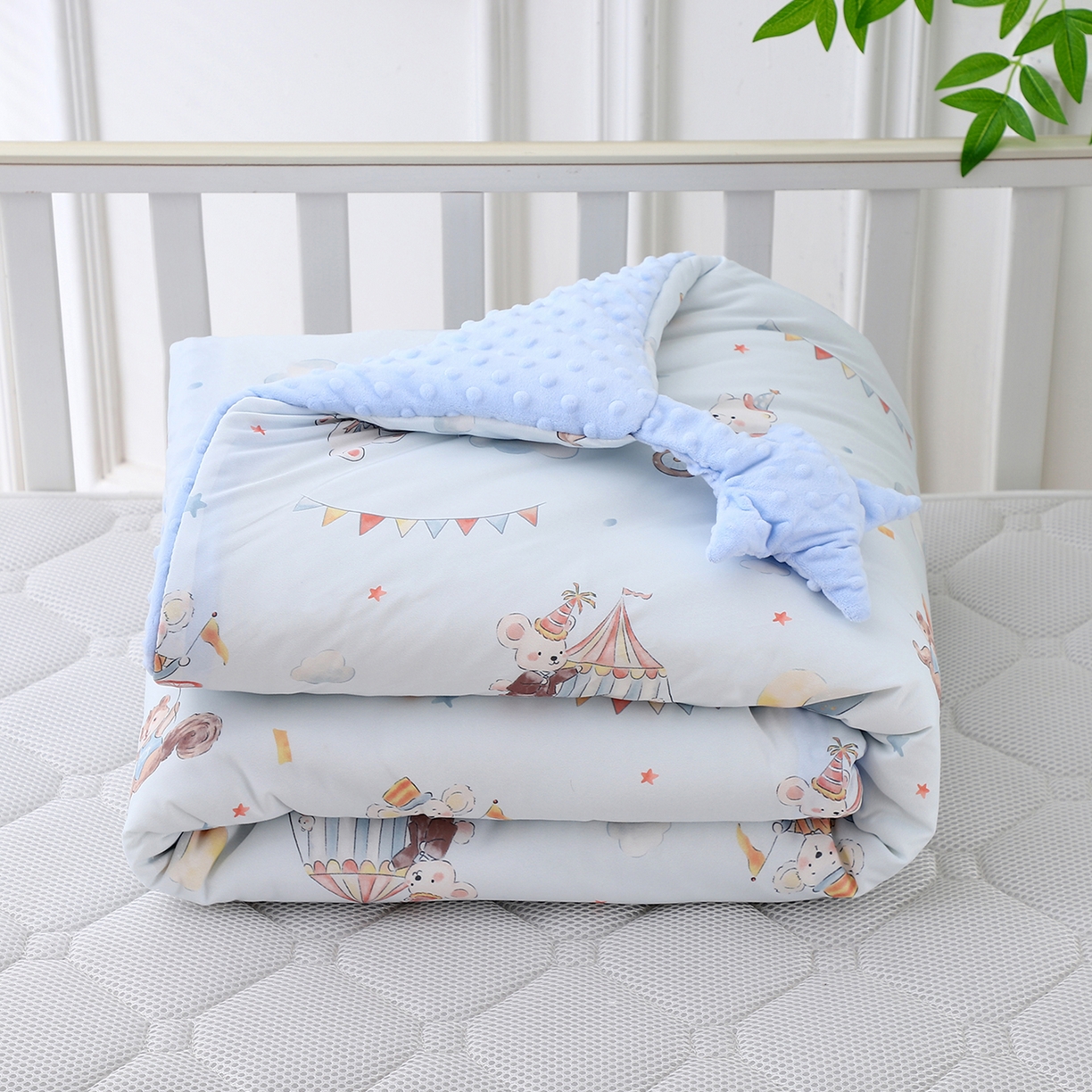 91家纺网 家纺一手货源 找家纺 （总）悦织湾家纺 小海星款针织棉宝宝绒豆豆被被子被芯2025新款秋冬轻奢时尚单人床学生宿舍毛毯