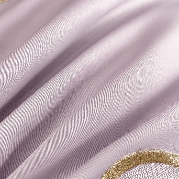 91家纺网 家纺一手货源 找家纺 博纳家纺 2025新款纯棉绣花四件套-蝶舞飞扬 优雅紫