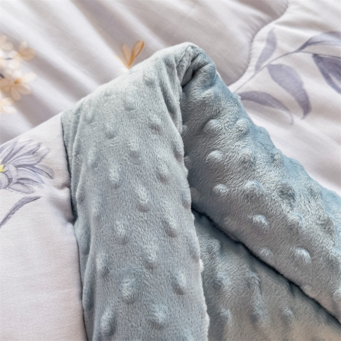 91家纺网 家纺一手货源 找家纺 默忆 2025新款全棉豆豆绒被子豆豆被冬被被芯 兰亭序