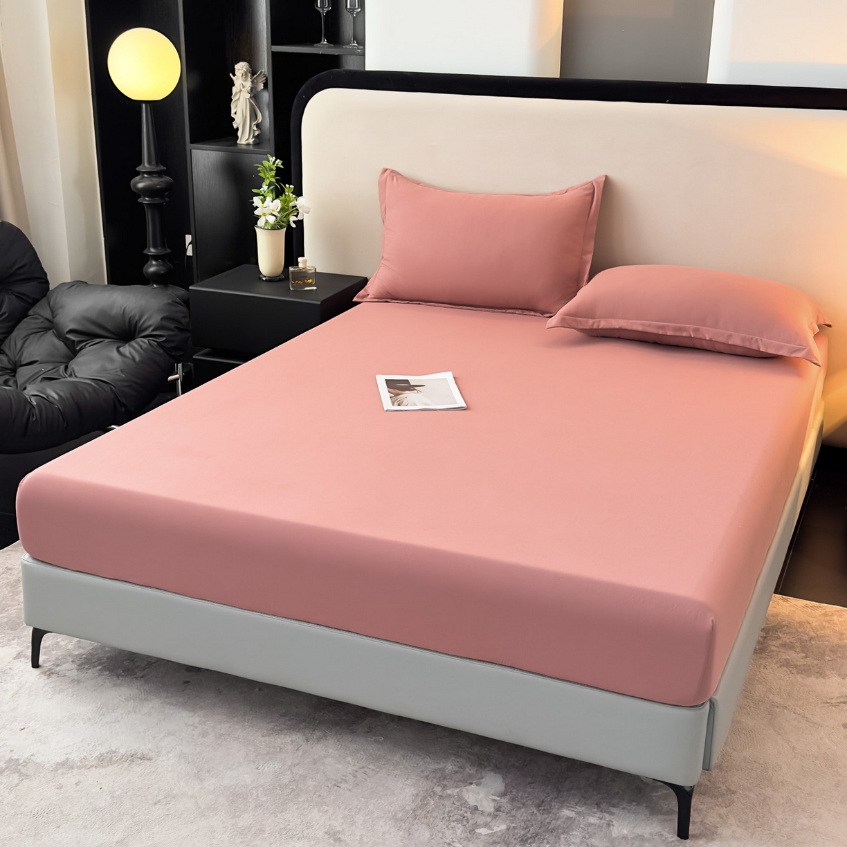 91家纺网 家纺一手货源 找家纺 （总）亨通家纺 2025新款亲肤舒适云朵水洗棉单床笠