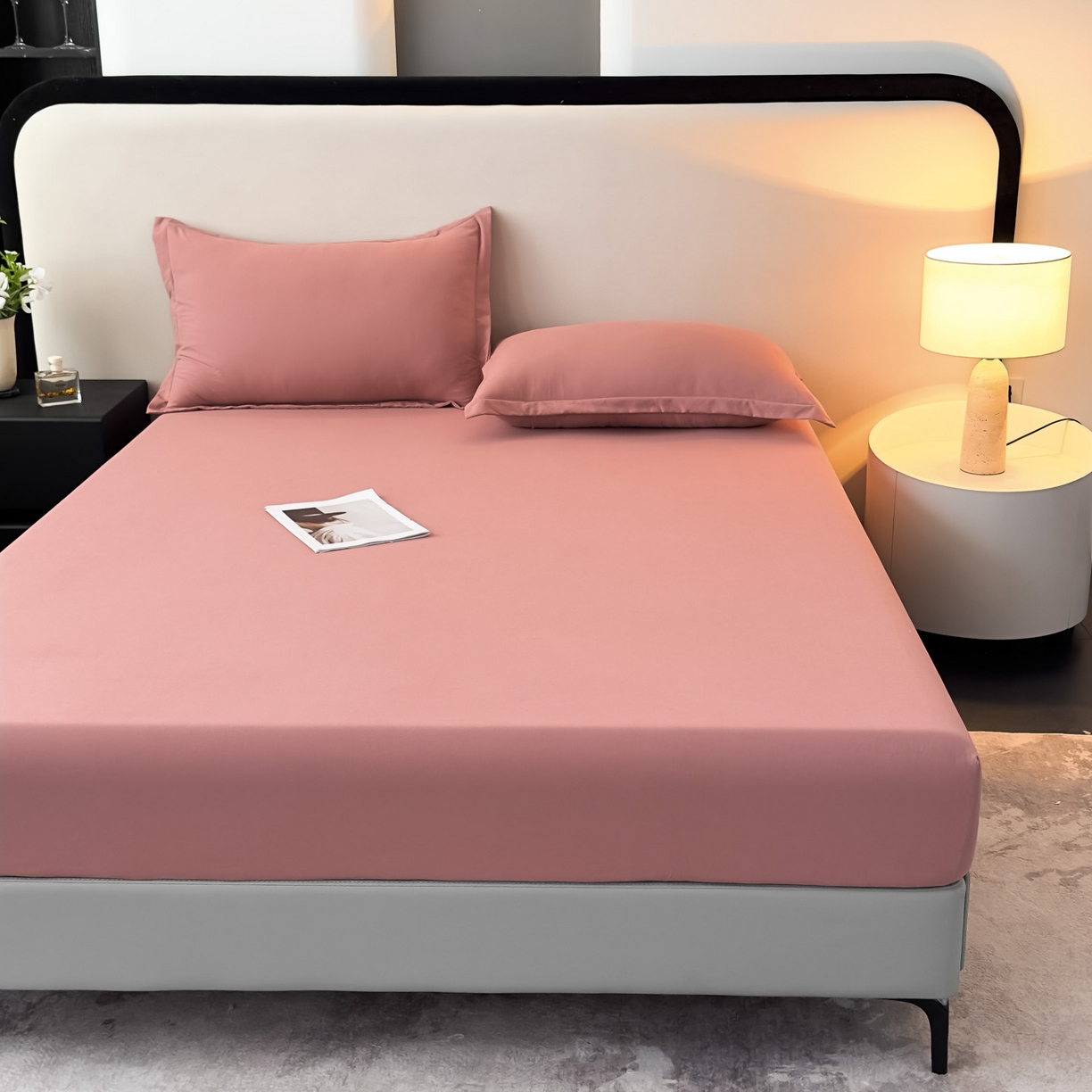 91家纺网 家纺一手货源 找家纺 （总）亨通家纺 2025新款亲肤舒适云朵水洗棉单床笠