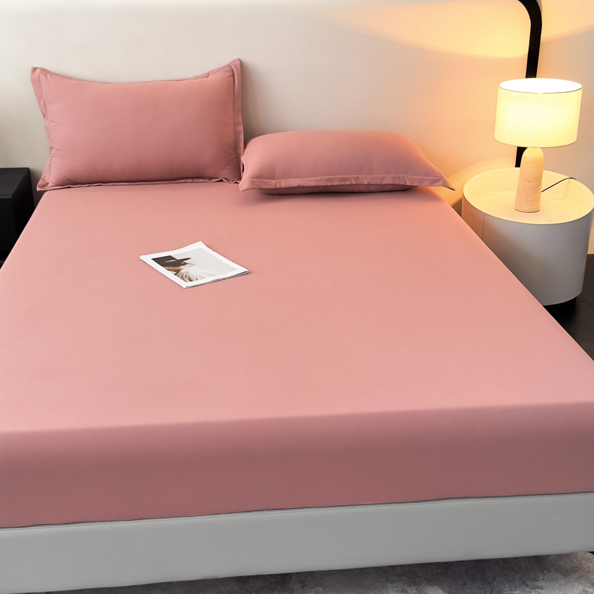 91家纺网 家纺一手货源 找家纺 （总）亨通家纺 2025新款亲肤舒适云朵水洗棉单床笠