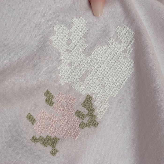 91家纺网 家纺一手货源 找家纺 （总）鹿班家居 2025年秋冬款全棉纯棉皱皱纱精密刺绣四件套-晴野小记系列（标准会员-20元）