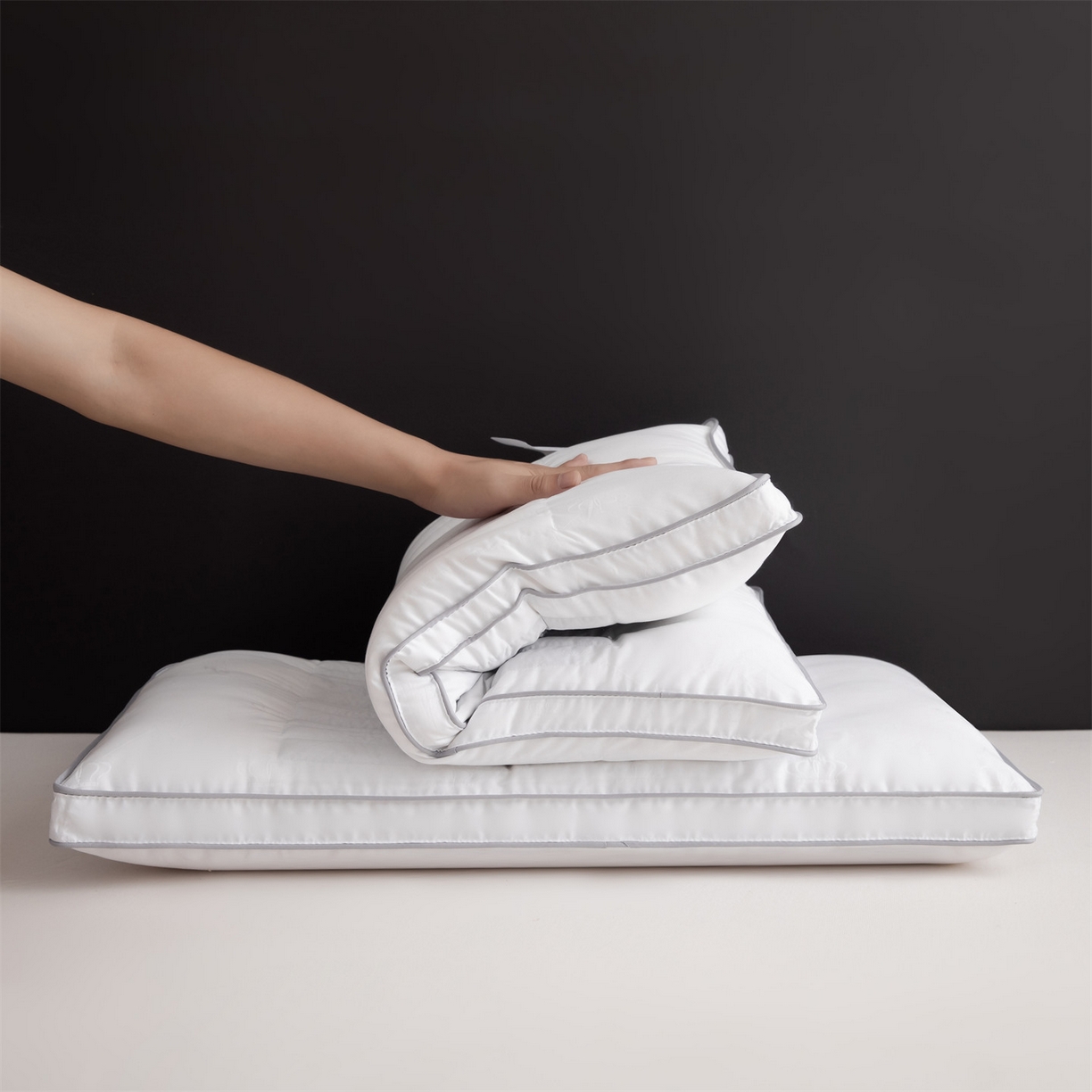 91家纺网 家纺一手货源 找家纺 （总）麦肯锡 2025新款皇冠蚕丝决明子枕枕头枕芯