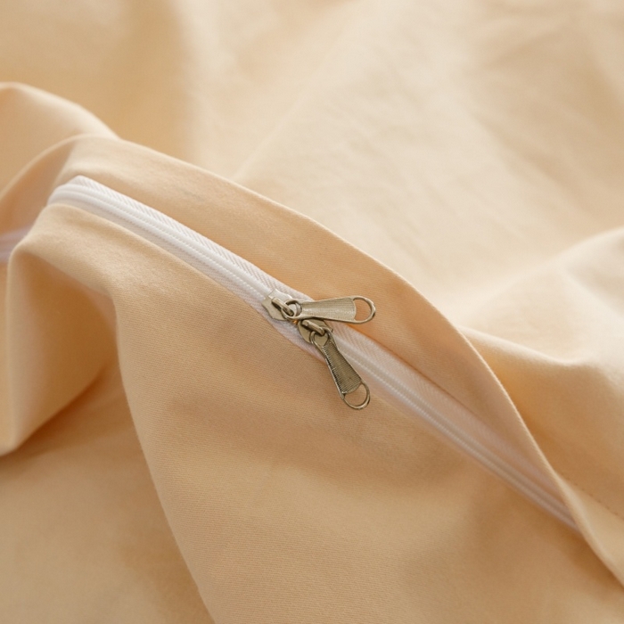 91家纺网 家纺一手货源 找家纺 艾莱家纺 2025新款A类新疆长绒棉纯棉加厚柔顺磨毛贴布绣四件套-奶芙 奶芙-可可蛋奶