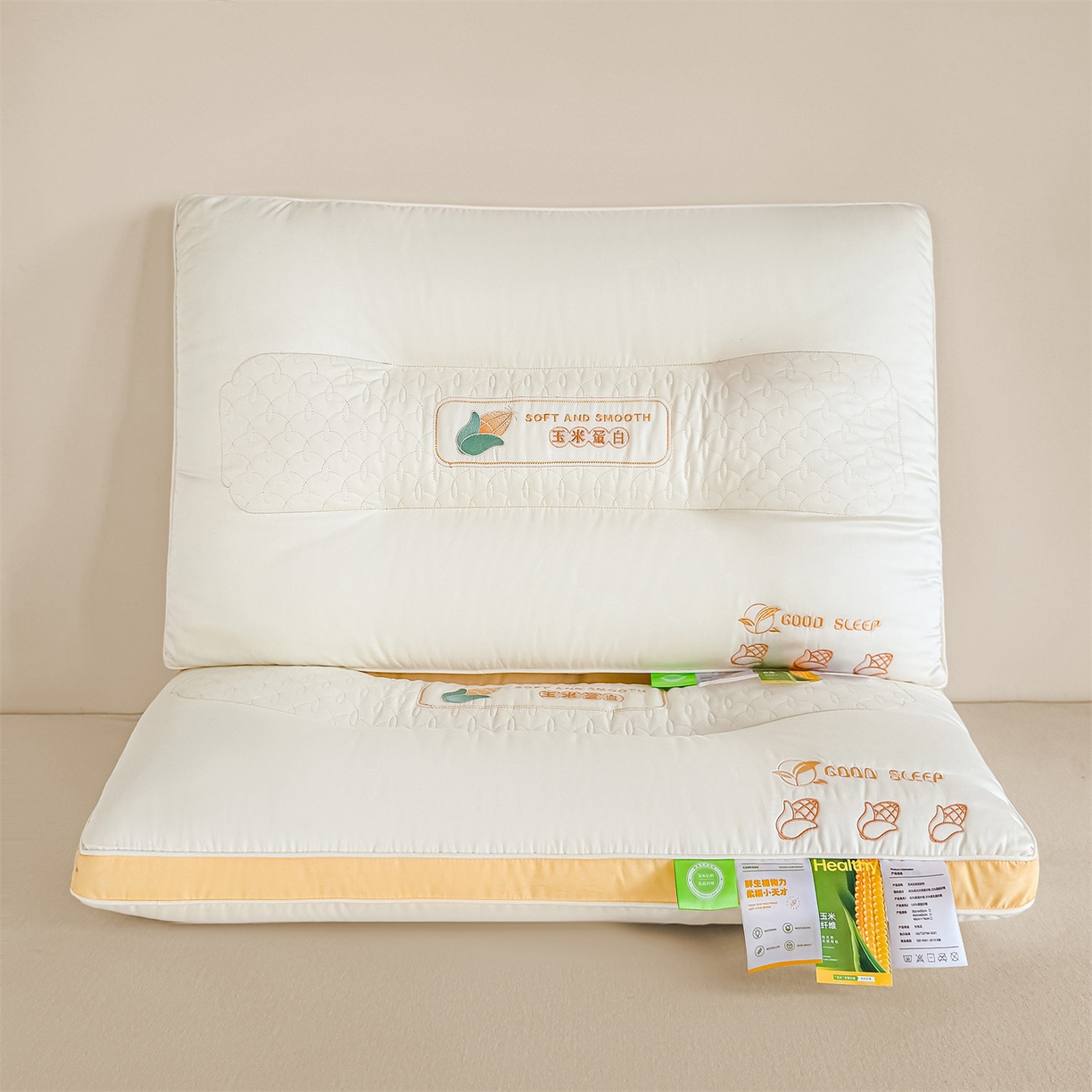 麦肯锡 2025新款玉米蛋白护颈枕枕头枕芯 玉米蛋白护肩枕