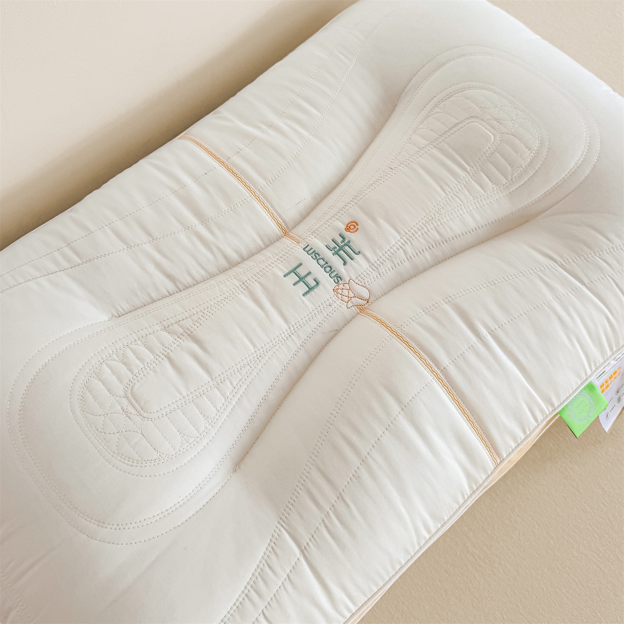 91家纺网 家纺一手货源 找家纺 麦肯锡 2025新款玉米蛋白护颈枕枕头枕芯 玉米蛋白护颈枕