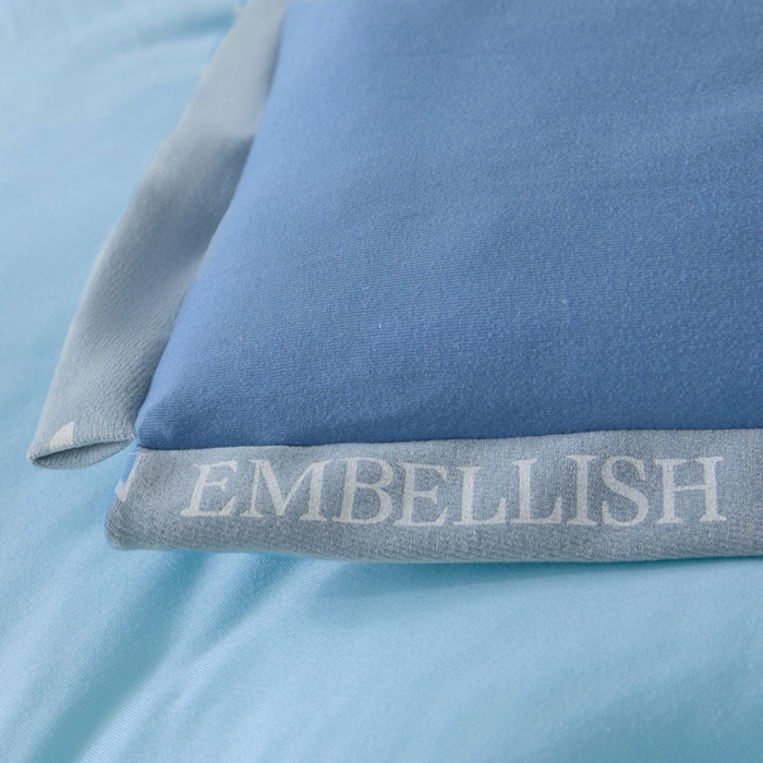 91家纺网 家纺一手货源 找家纺 宝士康家纺 2025新品10A抗菌金乳丝春秋被/冬被/跨境外贸 金乳丝-蓝色