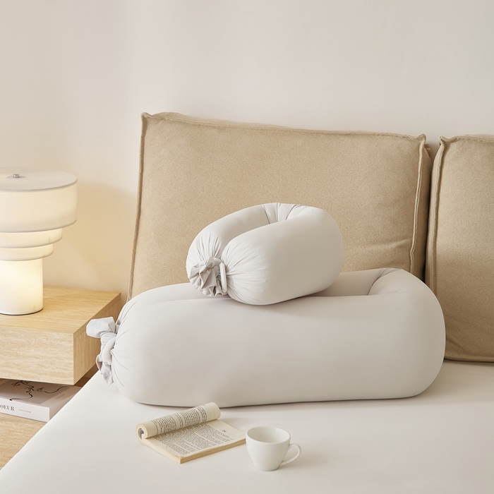 （总）境月枕芯坊 2025新款亲肤舒适简约纯色糖果枕头枕芯