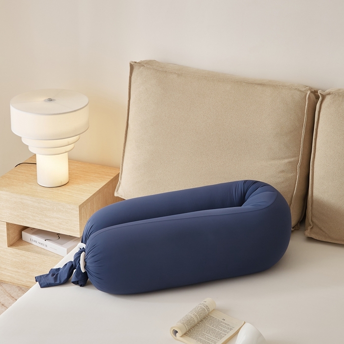 91家纺网 家纺一手货源 找家纺 境月枕芯坊 2025新款亲肤舒适简约纯色糖果枕头枕芯 骐青