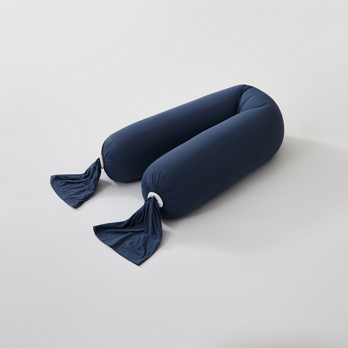 91家纺网 家纺一手货源 找家纺 境月枕芯坊 2025新款亲肤舒适简约纯色糖果枕头枕芯 骐青