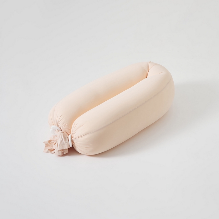 91家纺网 家纺一手货源 找家纺 境月枕芯坊 2025新款亲肤舒适简约纯色糖果枕头枕芯 玉粉