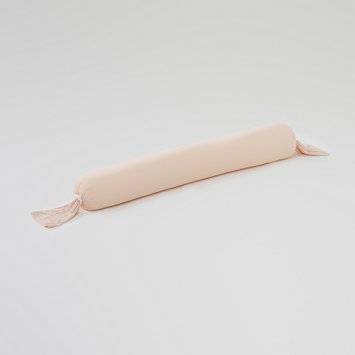 91家纺网 家纺一手货源 找家纺 境月枕芯坊 2025新款亲肤舒适简约纯色糖果枕头枕芯 玉粉