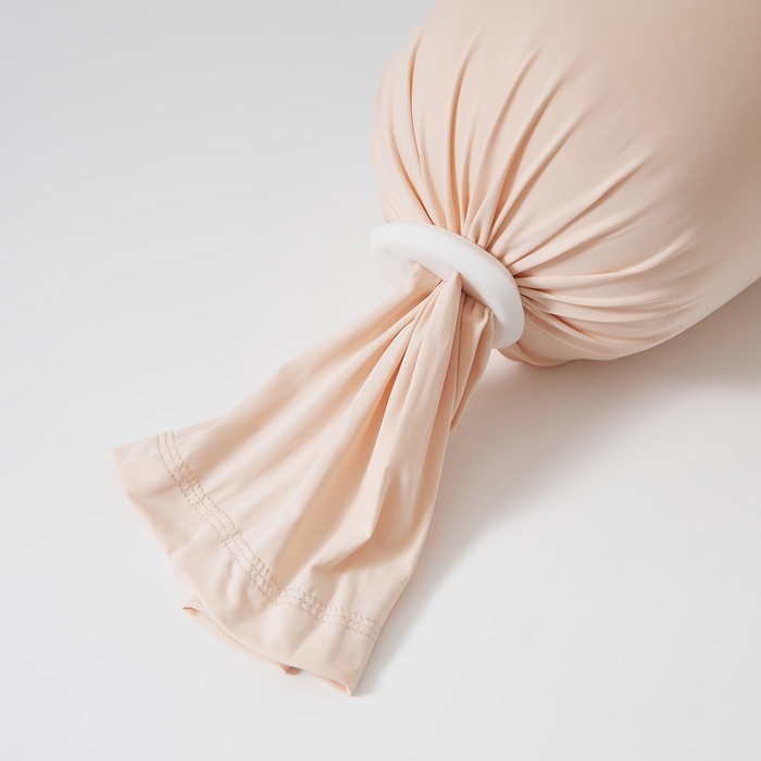 91家纺网 家纺一手货源 找家纺 境月枕芯坊 2025新款亲肤舒适简约纯色糖果枕头枕芯 玉粉