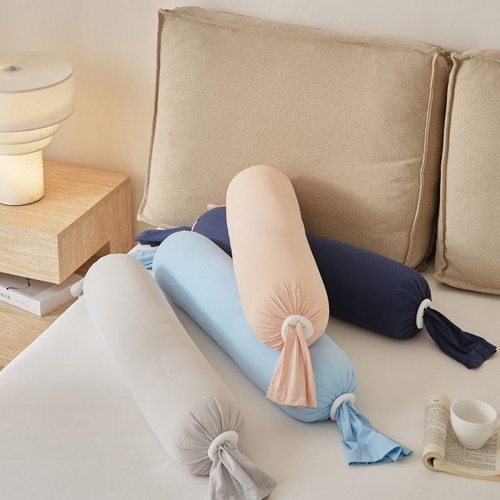 91家纺网 家纺一手货源 找家纺 境月枕芯坊 2025新款亲肤舒适简约纯色糖果枕头枕芯 组合图仅供参考不可下单