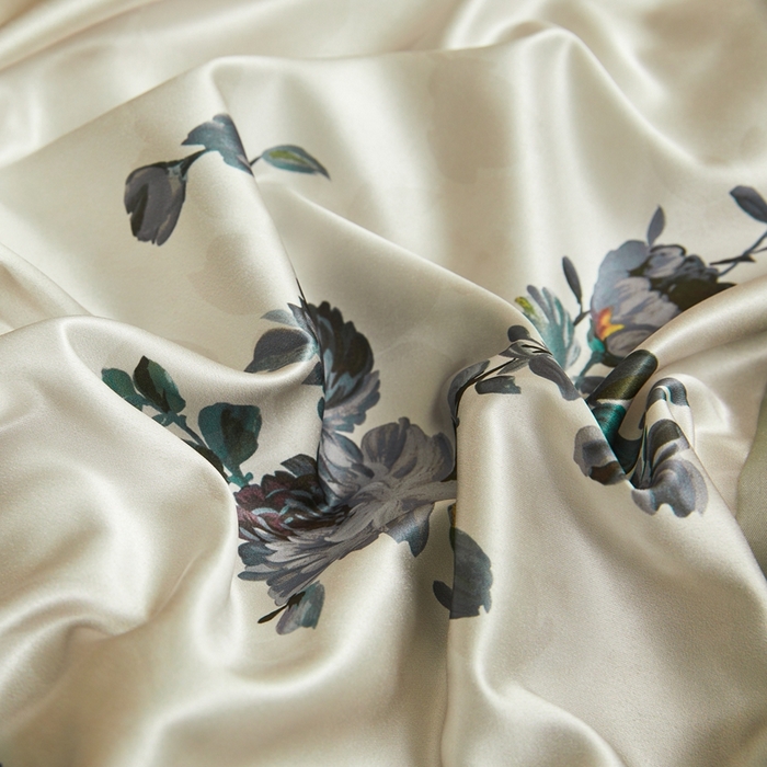 91家纺网 家纺一手货源 找家纺 （总）麦空家居 2025新款水洗贡缎印花四件套系列-半夏(高端礼盒)