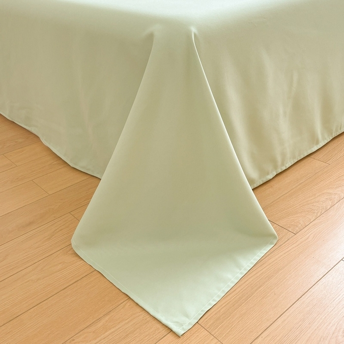 91家纺网 家纺一手货源 找家纺 麦空家居 2025新款抗菌水洗皱棉贴布绣四件套学生三件套-糖果梦 乐琪女孩-奶昔白