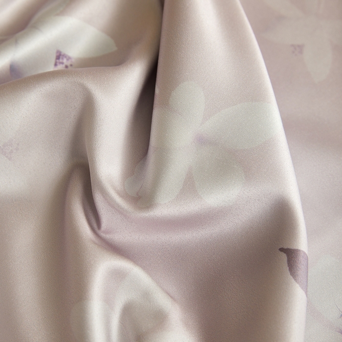 91家纺网 家纺一手货源 找家纺 麦空家居 2025新款水洗贡缎印花四件套系列-半夏(高端礼盒) 桃夭