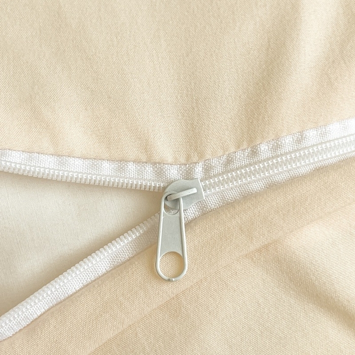 91家纺网 家纺一手货源 找家纺 麦空家居 2025新款抗菌水洗皱棉贴布绣四件套学生三件套-糖果梦 泰迪熊-太妃糖