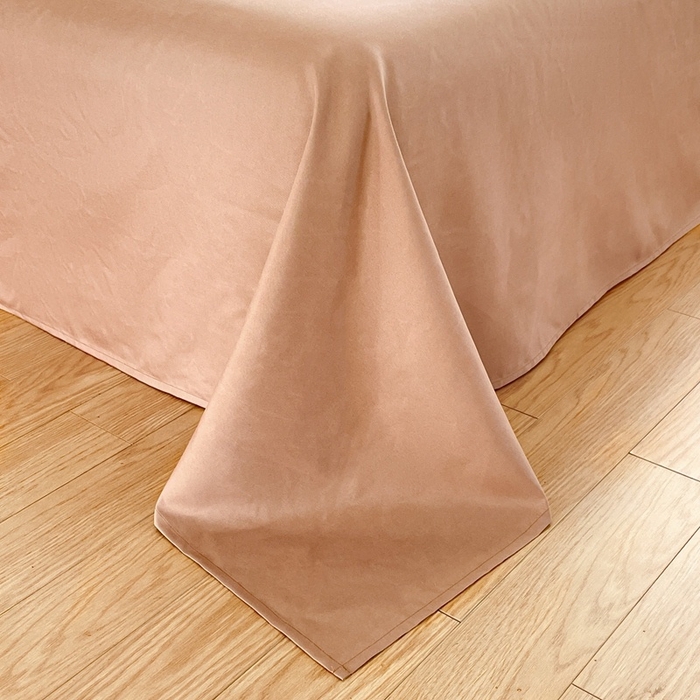 91家纺网 家纺一手货源 找家纺 麦空家居 2025新款抗菌水洗皱棉贴布绣四件套学生三件套-糖果梦 泰迪熊-太妃糖