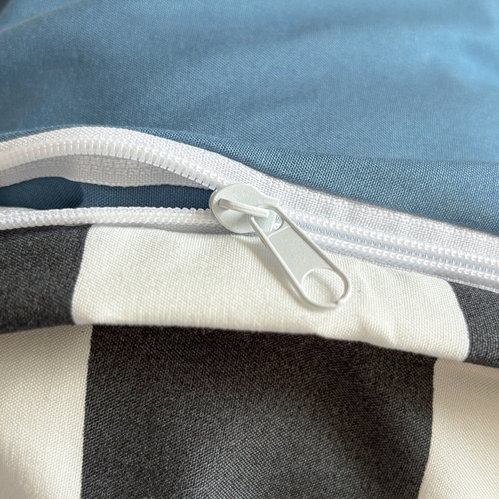 91家纺网 家纺一手货源 找家纺 麦空家居 2025新款 学生季 抗菌水洗棉刺绣学生三件套 - 布丁系列 宾利蓝