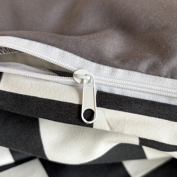 91家纺网 家纺一手货源 找家纺 麦空家居 2025新款 学生季 抗菌水洗棉刺绣学生三件套 - 布丁系列 绅士灰