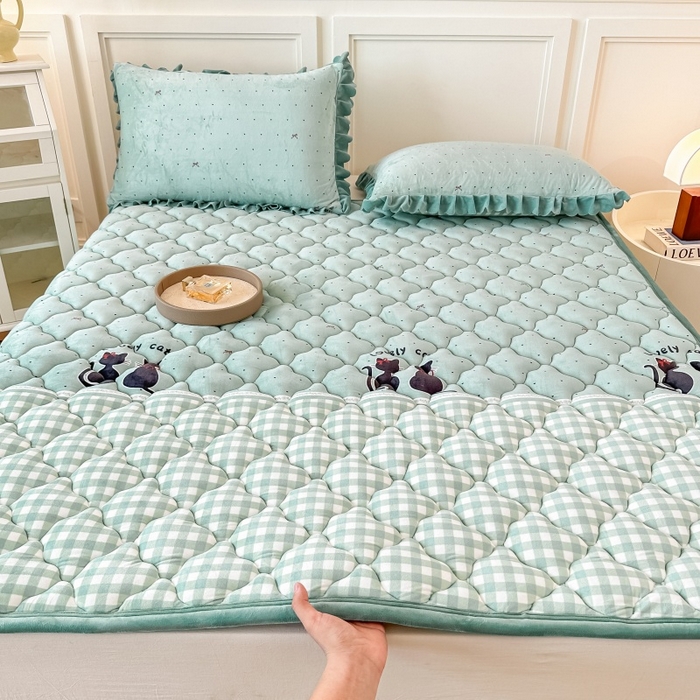 91家纺网 家纺一手货源 找家纺 （总）手艺人家纺 2025新款宝宝绒床褥床护垫垫子D1-D66