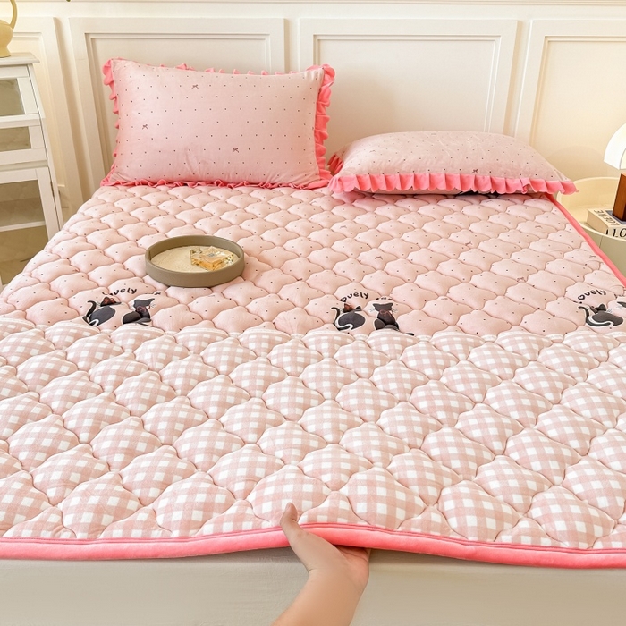 91家纺网 家纺一手货源 找家纺 （总）手艺人家纺 2025新款宝宝绒床褥床护垫垫子D1-D66