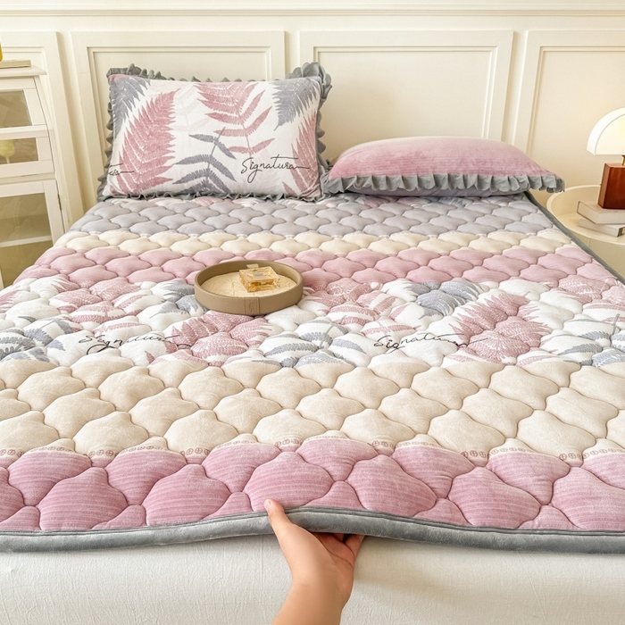 91家纺网 家纺一手货源 找家纺 （总）手艺人家纺 2025新款宝宝绒床褥床护垫垫子D1-D66